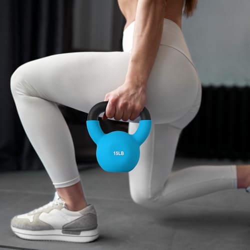 MADOG Neoprene Coated Kettlebells, Strength Training Hand Weights