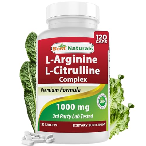Best Naturals L-Arginine L-Citruline Complex Tablets, 250 Count
