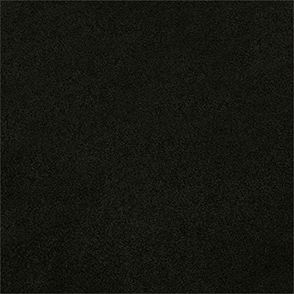 Double Shelf Round Modern Metal Side Table In Black