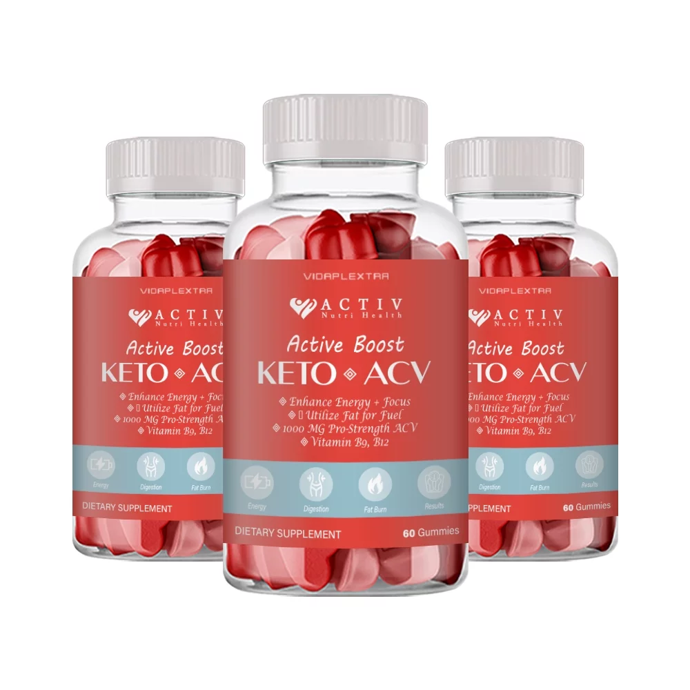 (3 pack) Activ Keto - Activ Nutri Health Enhance Energy & Focus ACV Gummies