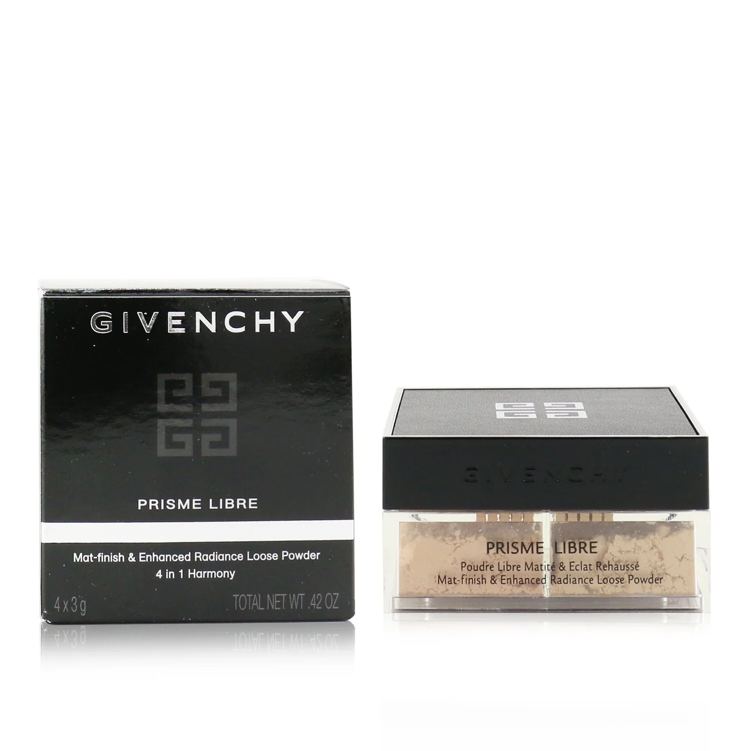Givenchy Prisme Libre Loose Powder 4 in 1 Harmony - # 1 Mousseliine Pastel (Box Slightly Damaged)  4x3g/0.105oz