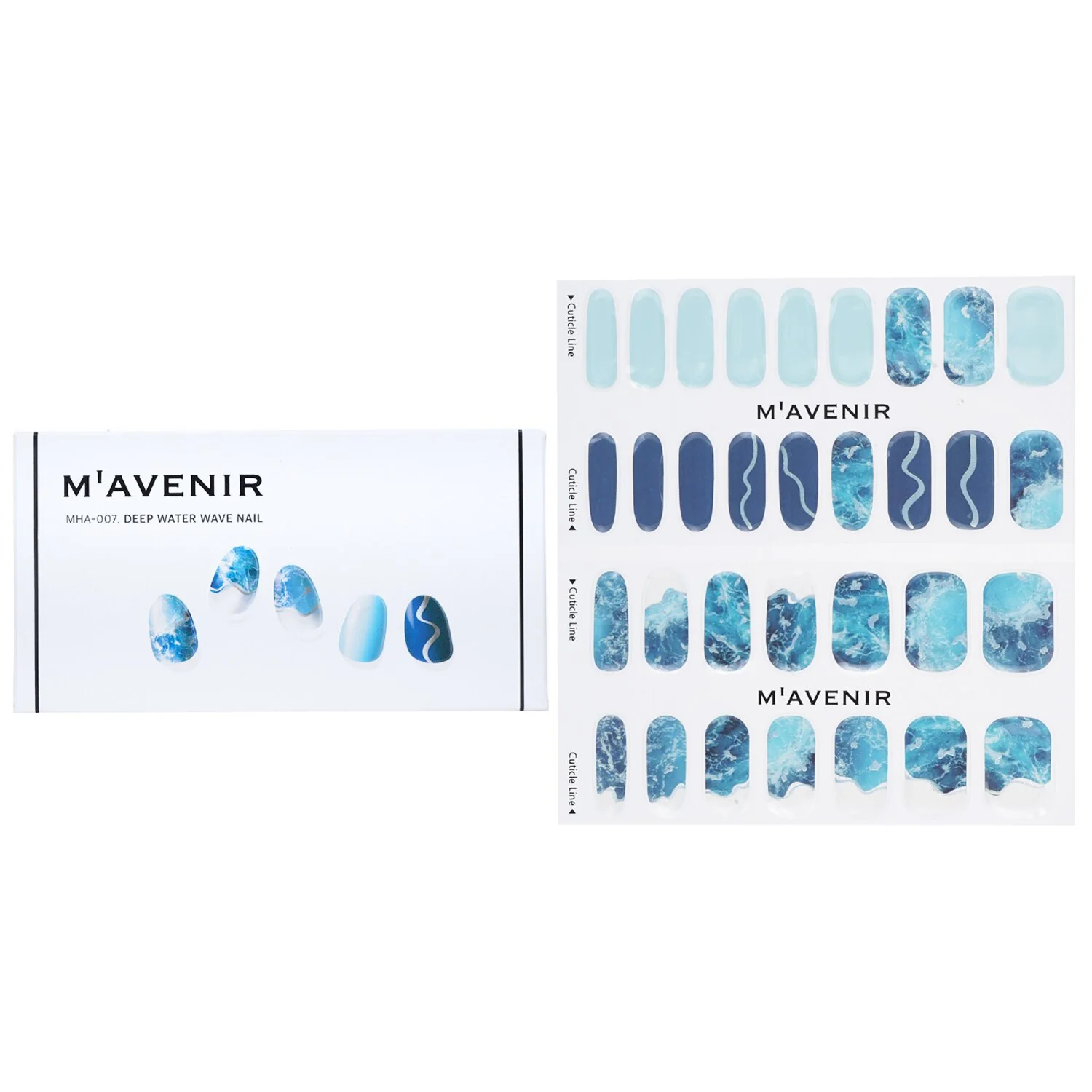 Mavenir Nail Sticker (Assorted Colour) - # Lollipops Nail  32pcs