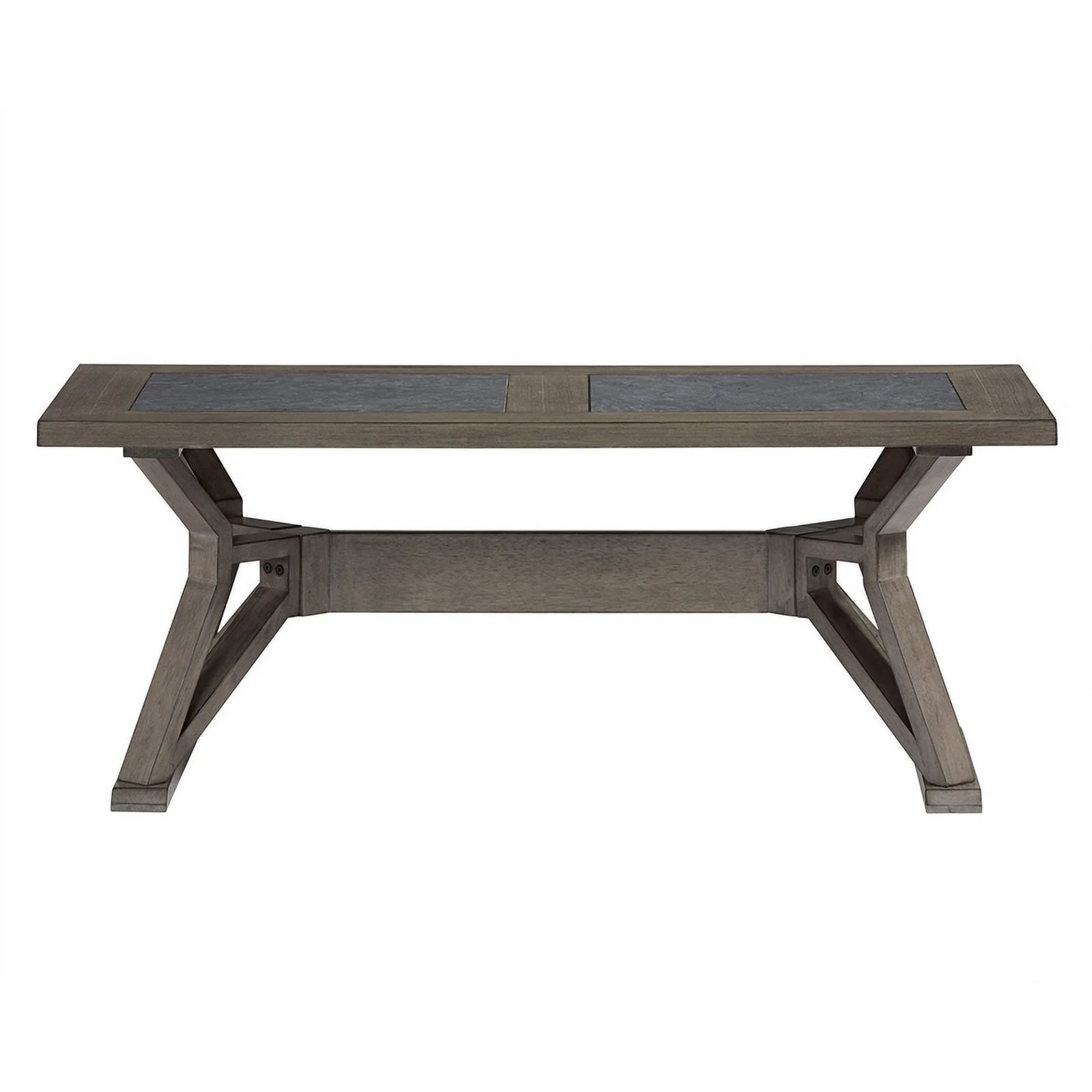 Progressive Furniture Promenade Engineered Wood Cocktail Table in Ash Gray