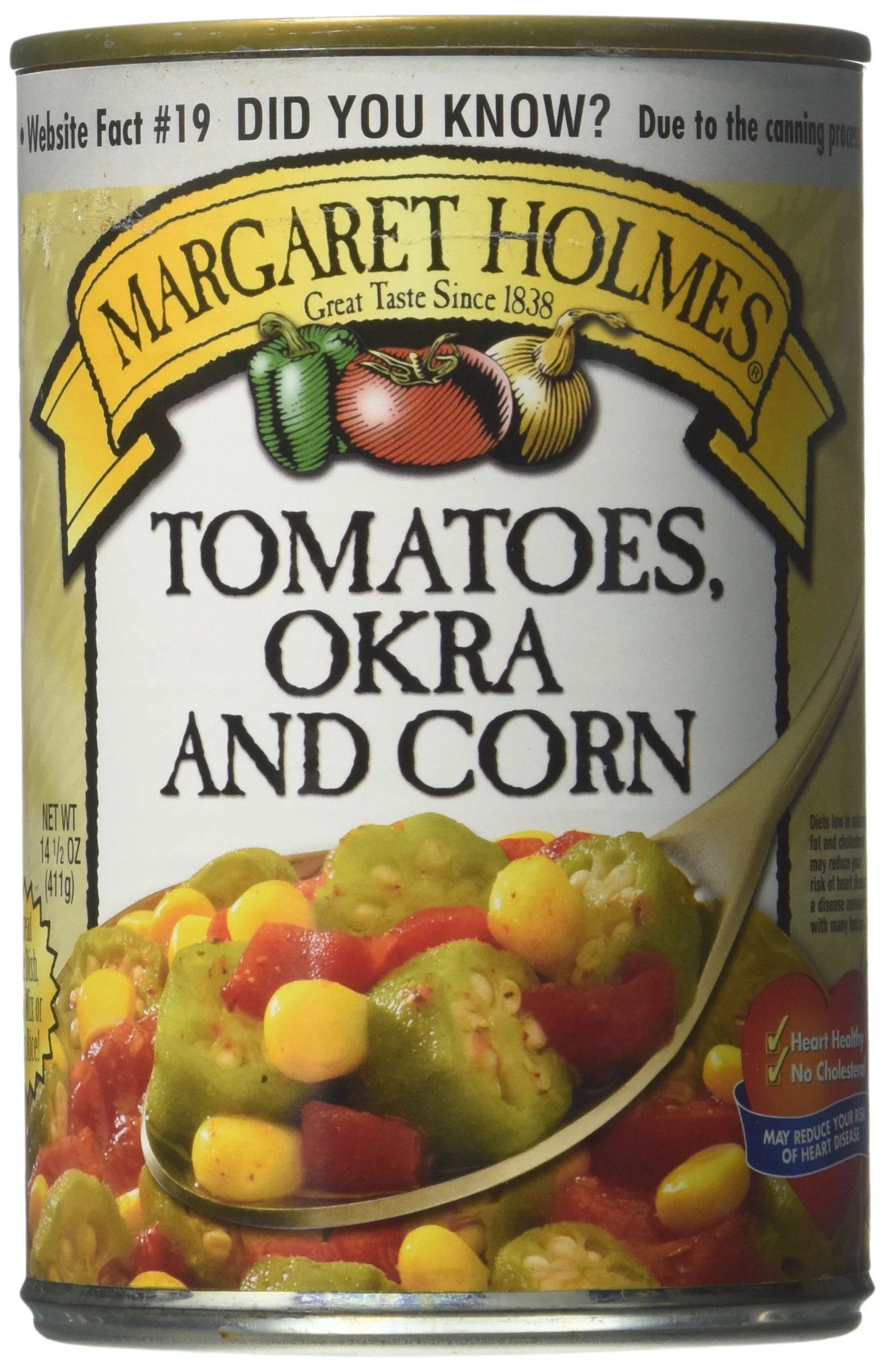 Margaret Holmes, Tomato, Okra & Corn, 14.5Oz Can (Pack Of 6)