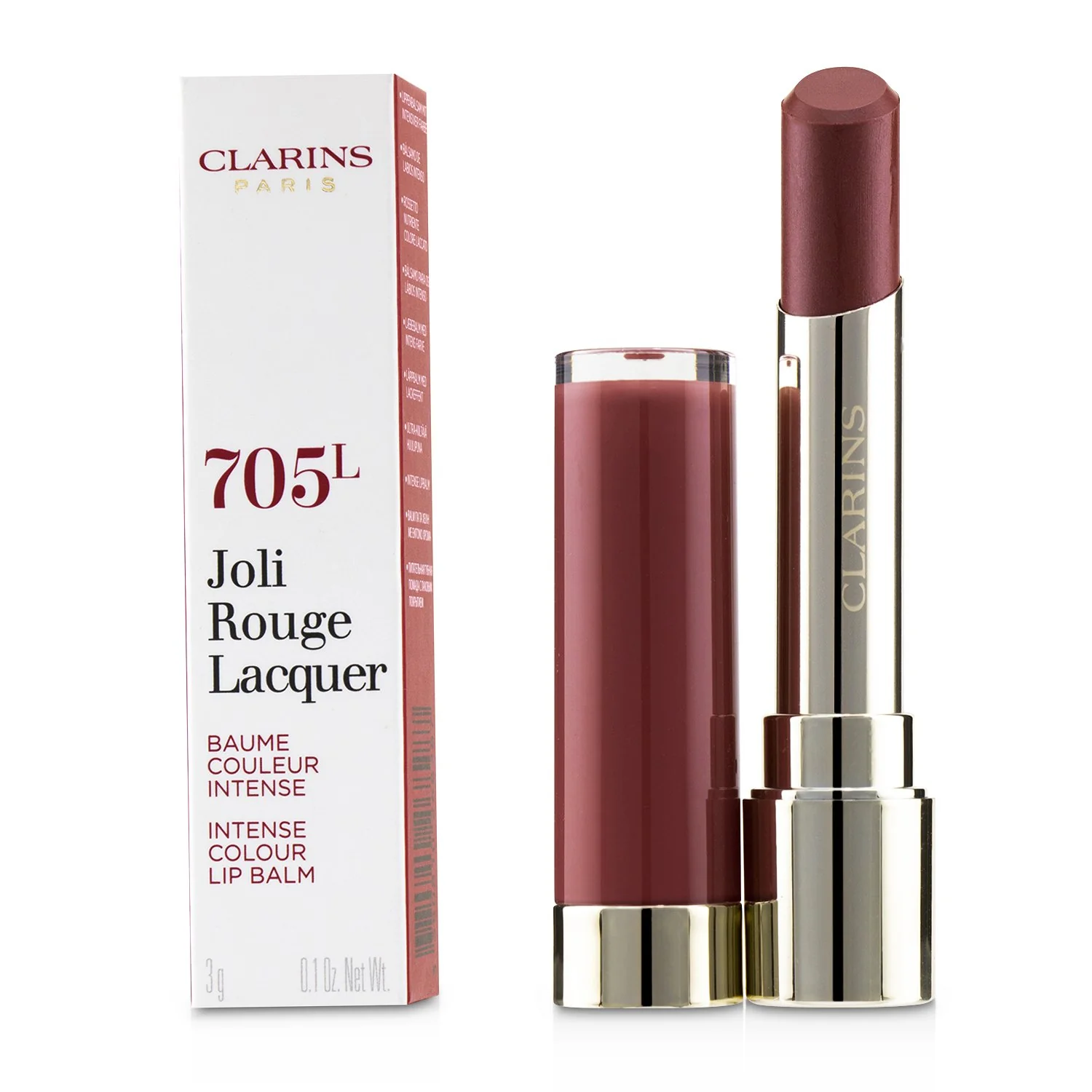 Clarins Joli Rouge Lacquer - # 742L Joli Rouge (Box Slightly Damaged)  3g/0.1oz