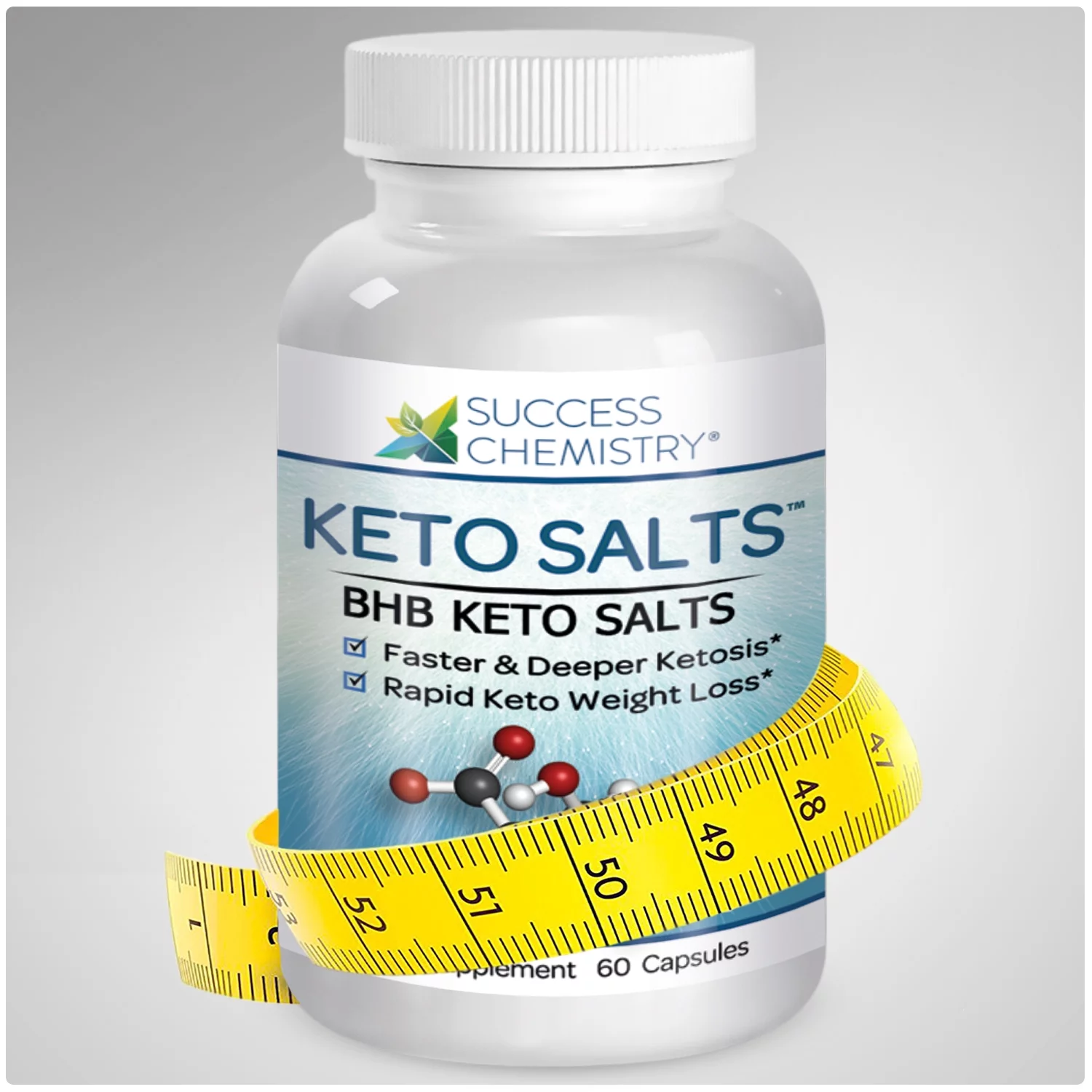 BHB Keto Salts by Success Chemistry®. Keto Core with Minerals. Supplement Increases Energy for Low Carb. Paleo, Ketogenic, Fights Hunger, Fat Burner. Keto Weight-Loss