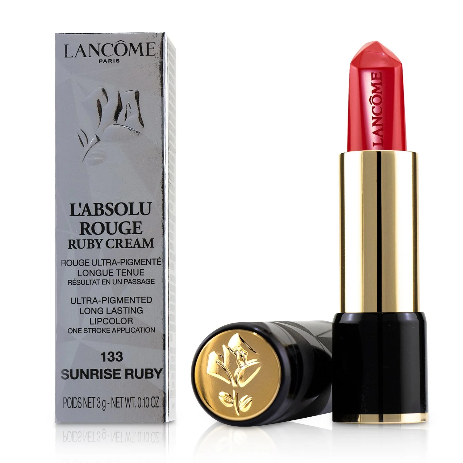 Lancome L'Absolu Rouge Ruby Cream Lipstick - # 131 Crimson Flame Ruby  3g/0.1oz