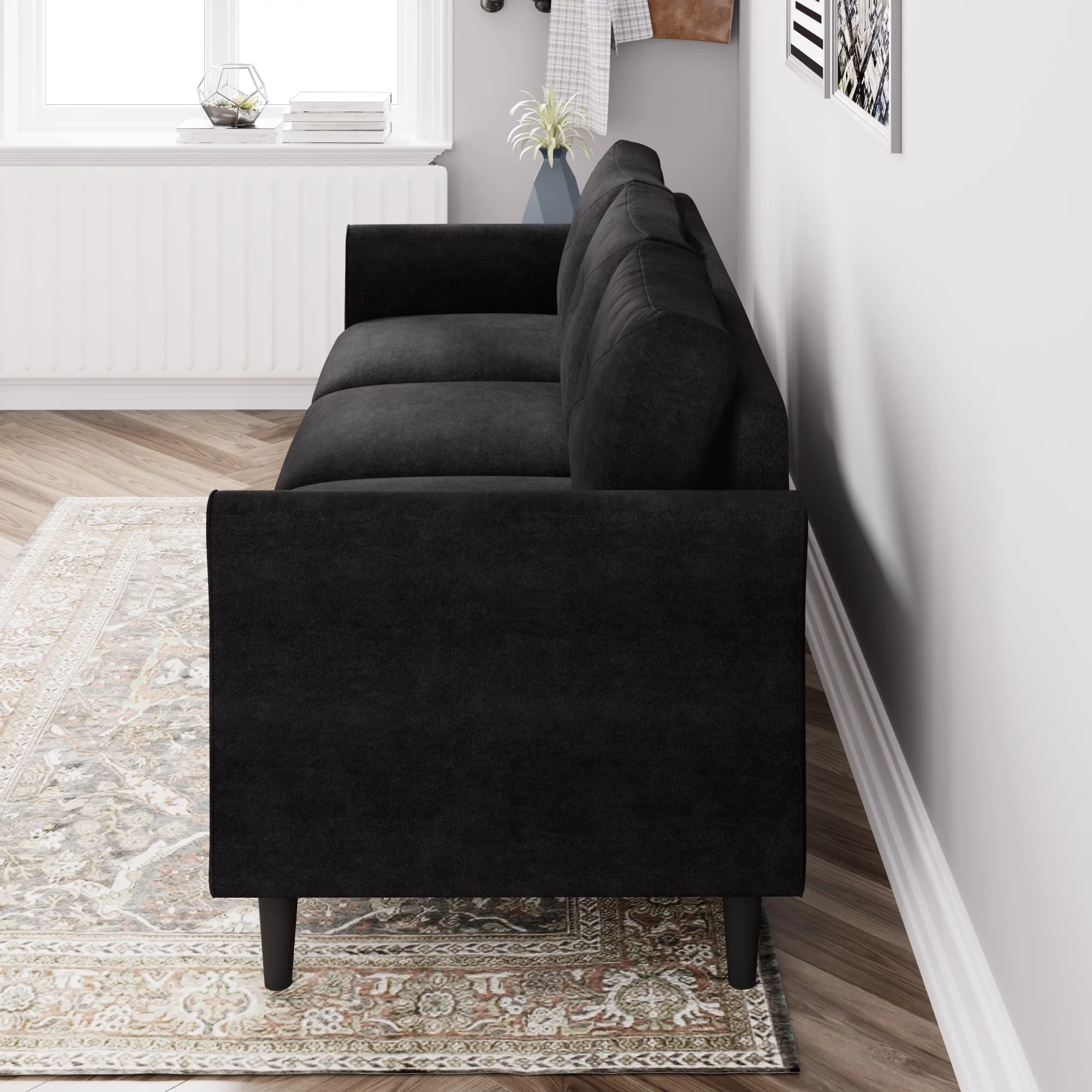 Zinus Hayes Sofa Couch, Black