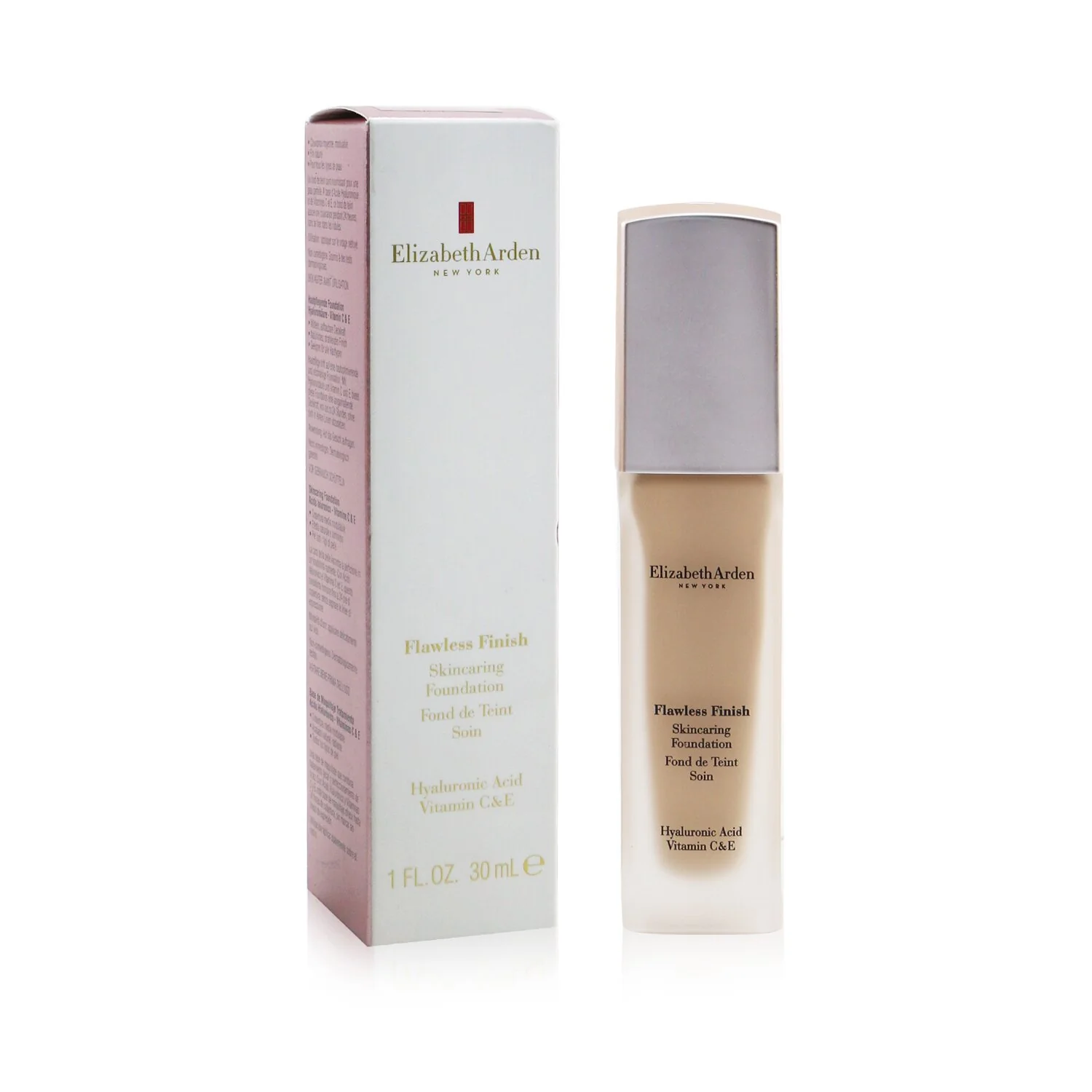 Elizabeth Arden Flawless Finish Skincaring Foundation - # 210N (Light Skin With Peach Undertones)  30ml/1oz