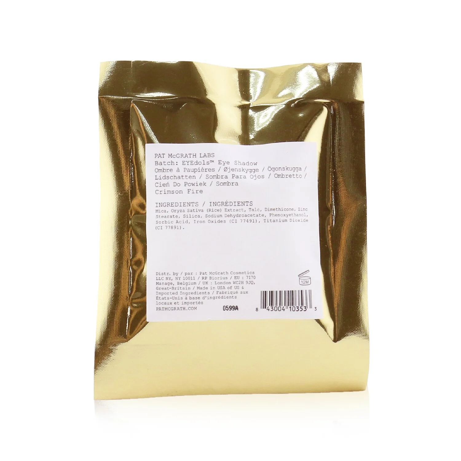 Pat McGrath Labs Eyedols Eye Shadow - # Deep Velvet (Deep Plum Brown Suede)  1.1g/0.04oz