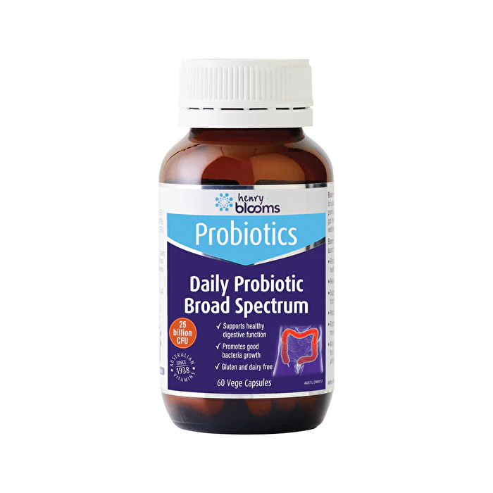Henry Blooms Daily Probiotic Broad Spectrum 60c
