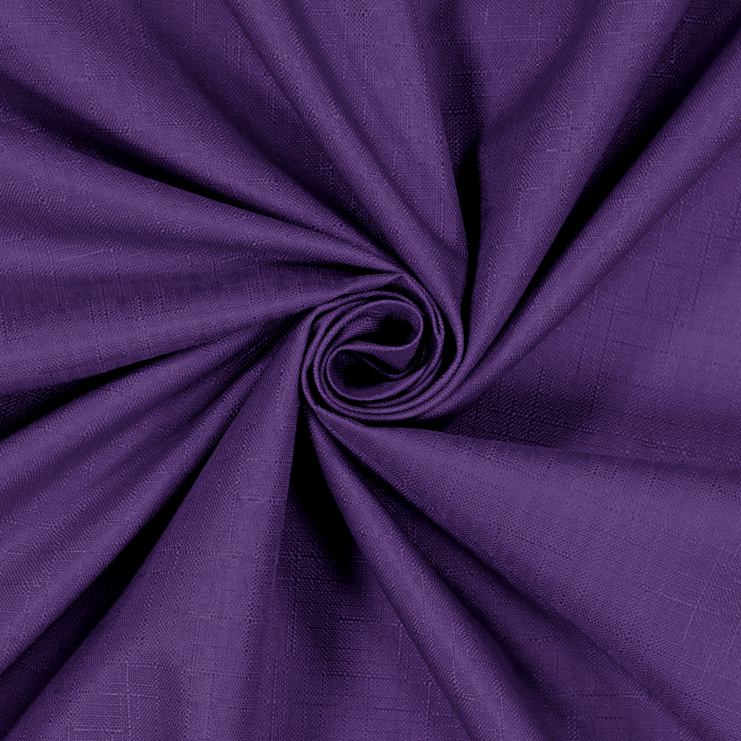 Eclipse Dayton Solid Blackout Rod Pocket Energy-Efficient Curtain Panel, Purple, 42