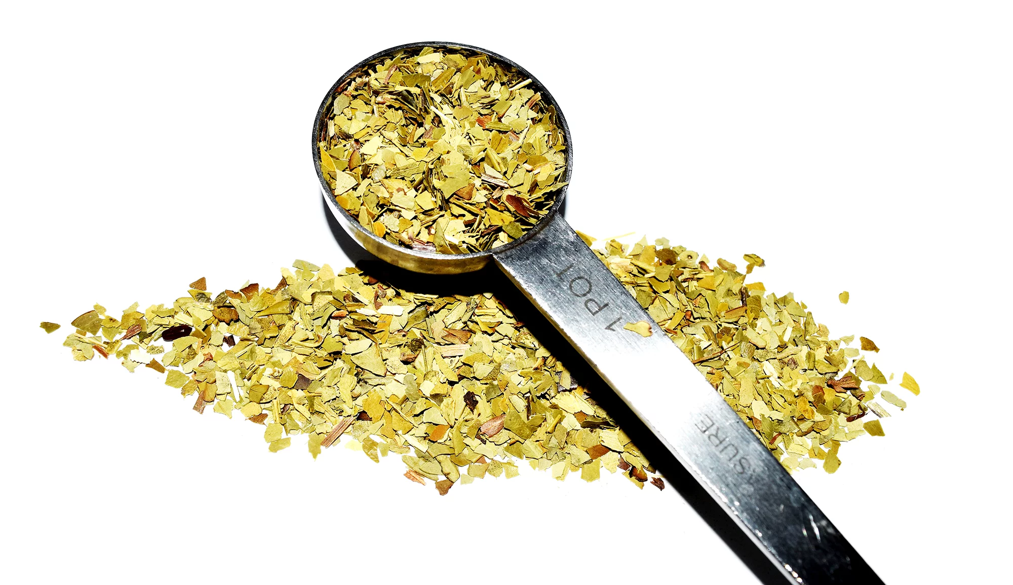 Yerba mate, it has a slight astringency that appeals to many coffee drinkers, also stimulating effect lasts longer than that of coffee, loose leaf tea - 8oz