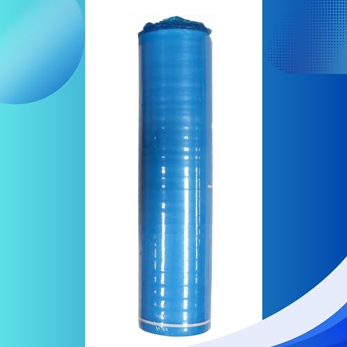 200Sqft AMERIQUE Premium 3-in-1 Heavy Duty Foam 3Mm Thick Flooring Underlayment Padding with Tape & Vapor Barrier, Royal Blue
