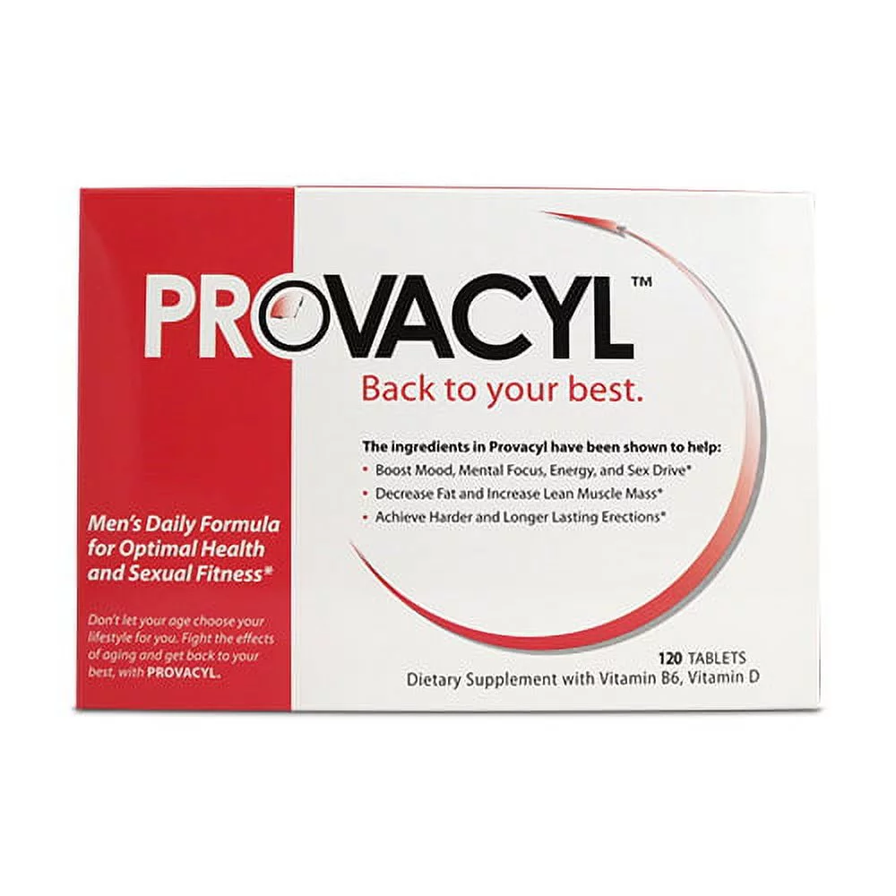 PROVACYL 12 Month Supply 1440 Tablets New Larger Box Male Sex Drive and Energy