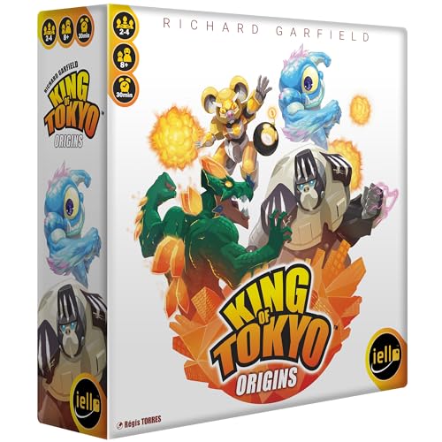 IELLO: King of Monster Island - Strategy Board Game, Sequel of The King of Line, Family Game, Play Cooperatively, Ages 10+, 1-5 Players, 60 Minutes
