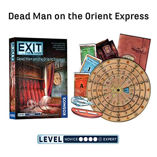EXIT: The Game 4-Pack Escape Room Bundle | Season 3 | Dead Man on the Orient Express | Sinister Mansion | Sunken Treasure | Mysterious Museum | Family-Friendly, Cooperative Game | 1 to 4 Players
