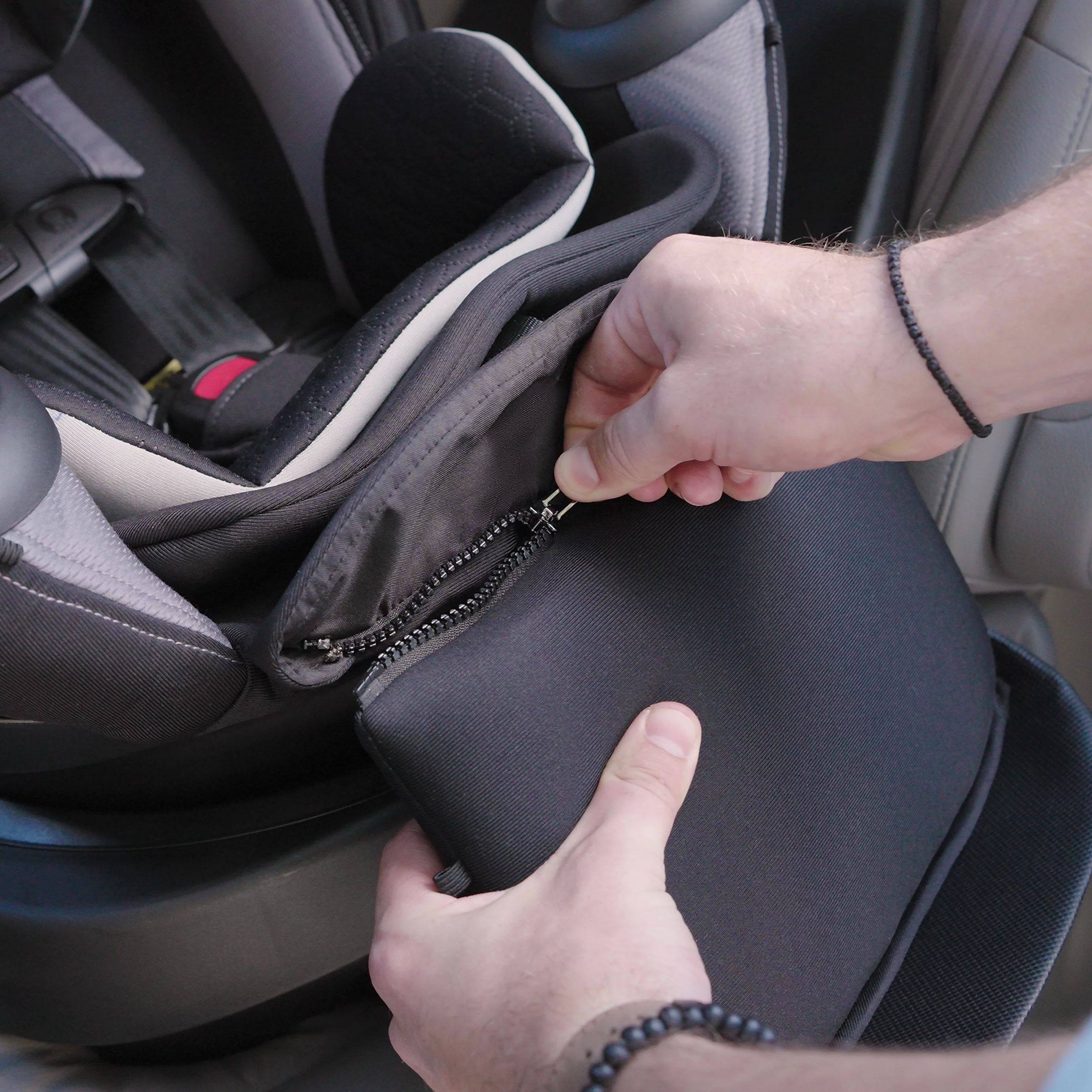 Revolve360 Extend All-in-One Rotational Car Seat with Quick Clean Cover (Revere Gray)