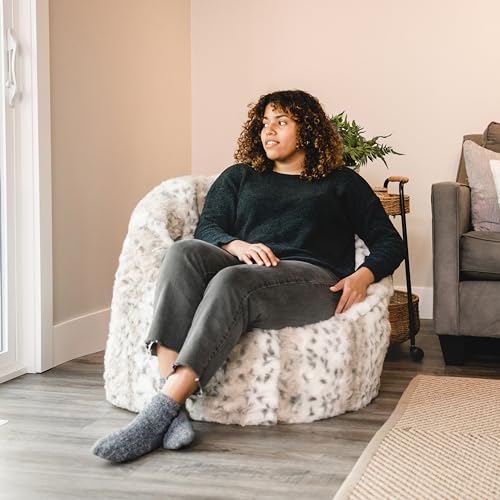 Big Joe Milano Lenox Denim Cobalt Beanbag Chair