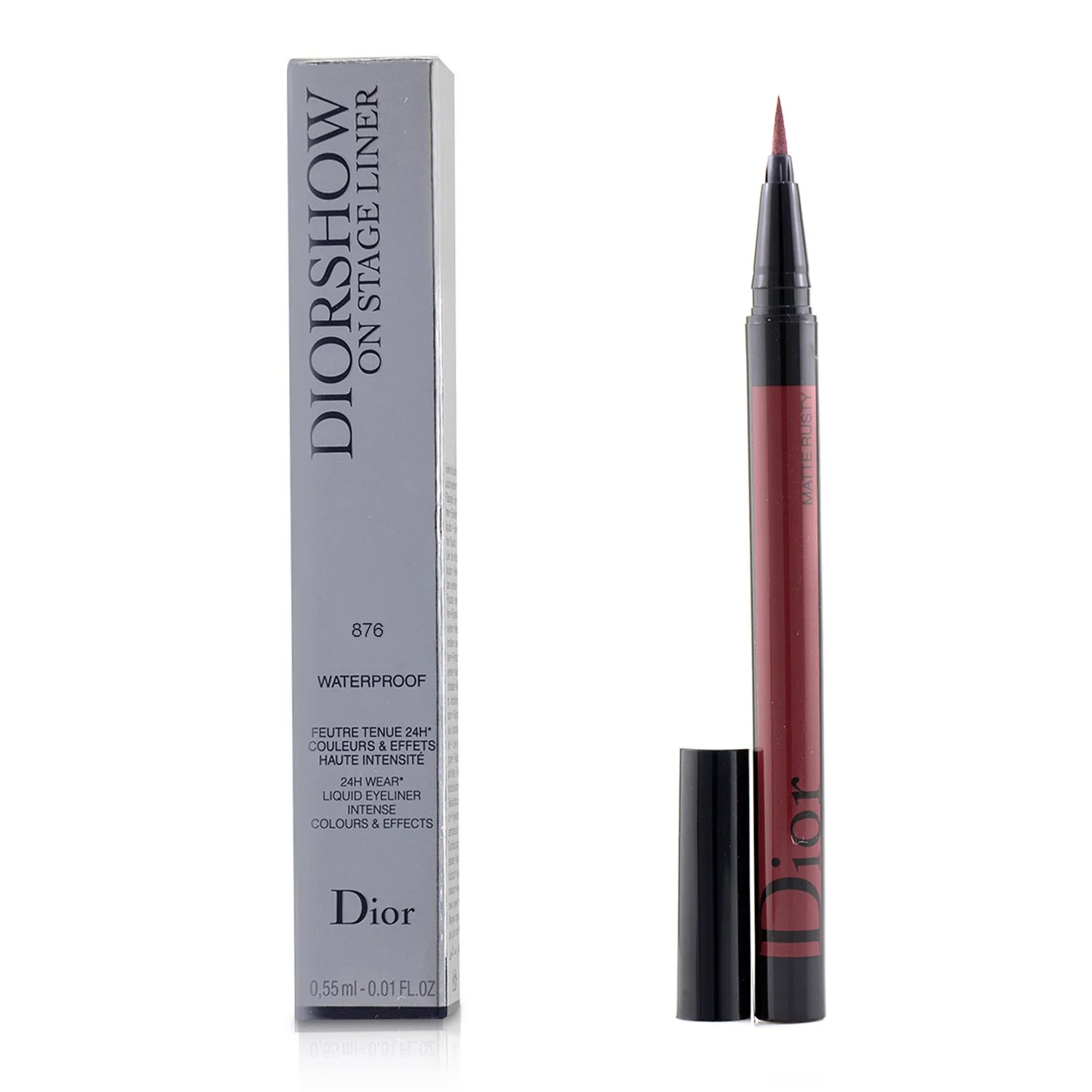 Christian Dior Diorshow On Stage Liner Waterproof - # 876 Matte Rusty  0.55ml/0.01oz