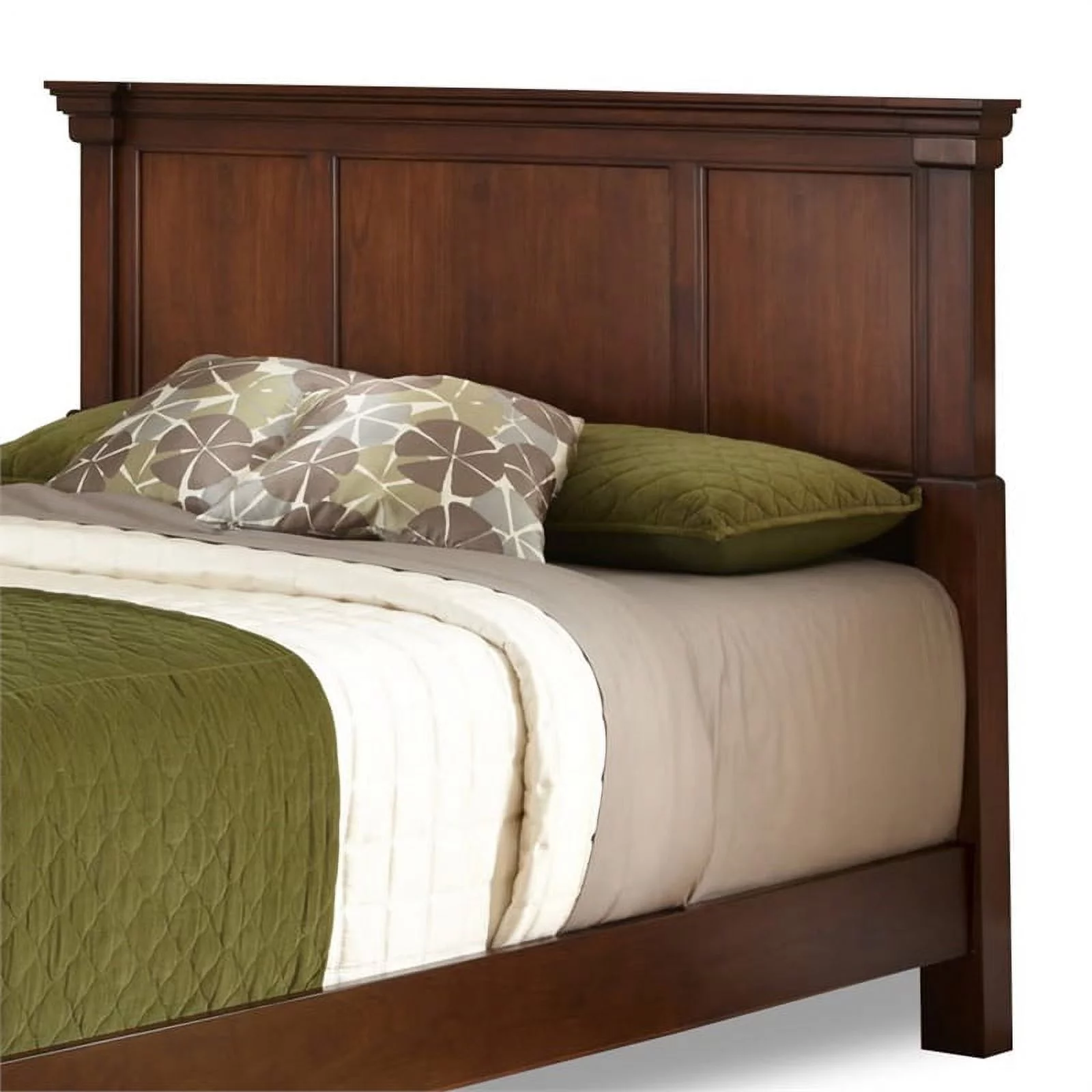 Homestyles Aspen Wood King Headboard in Brown
