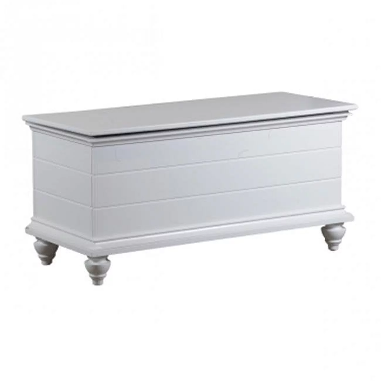 Linon Whitehurst Wood Cedar Chest in White