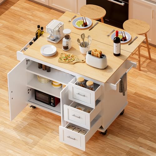 Kitchen Island with Storage 54