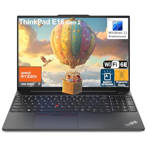 Lenovo ThinkPad E16 G2 Business Laptop Computer, 16