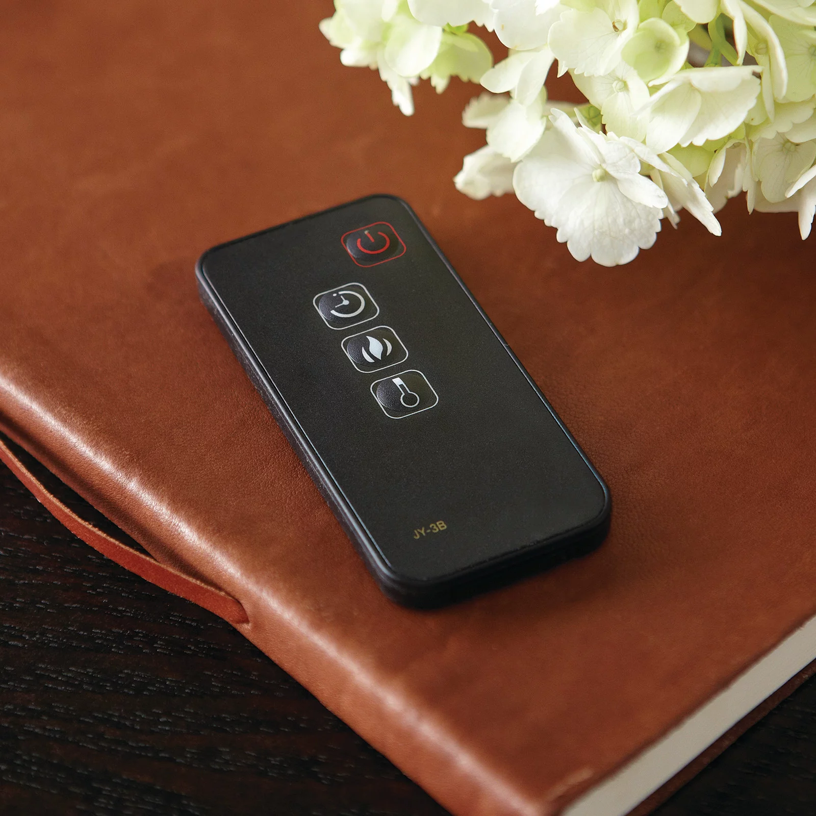 Muskoka Huntley 59 in. Rustic Wood Media Electric Fireplace Espresso