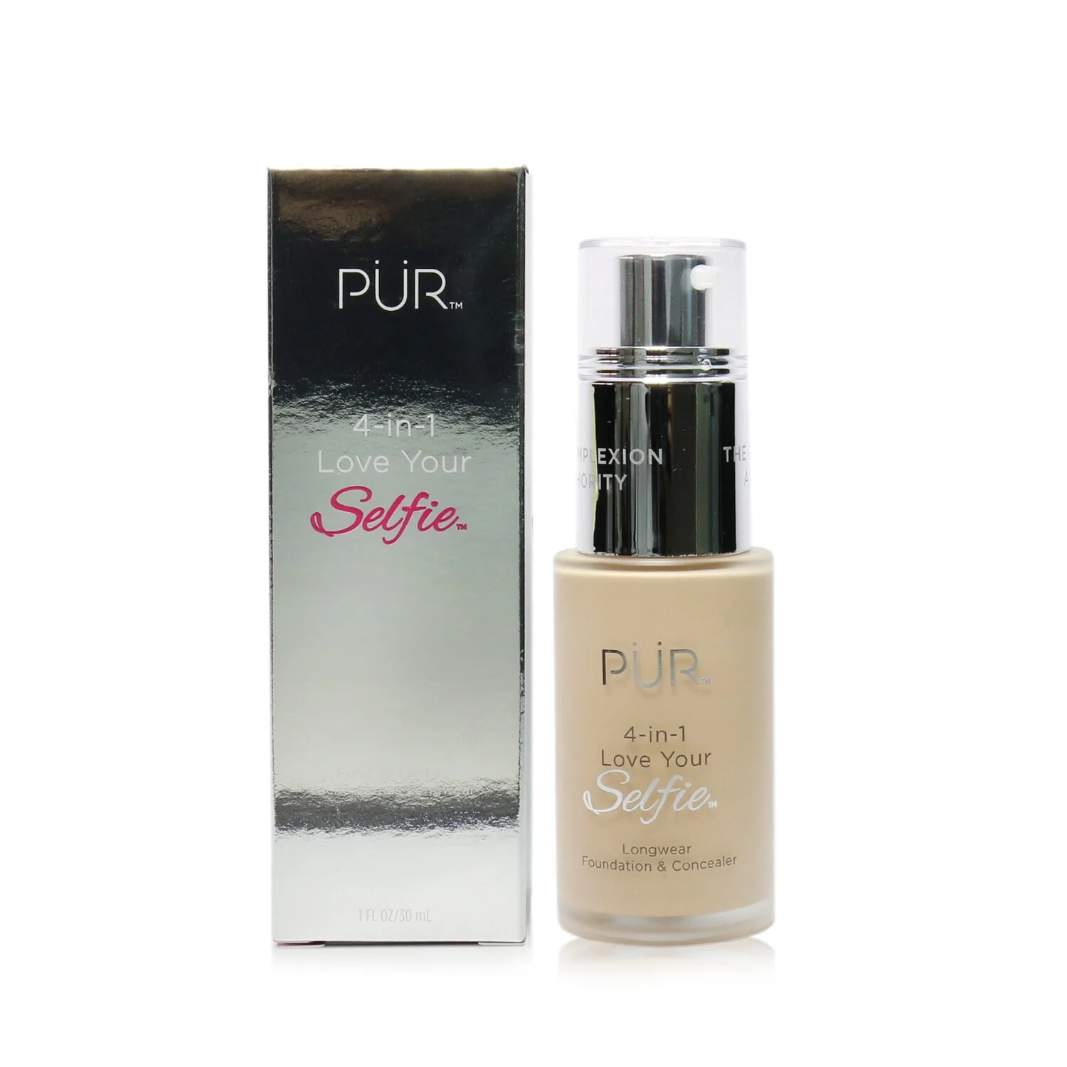 PUR (PurMinerals) 4 in 1 Love Your Selfie Longwear Foundation & Concealer - #MG5 Almond (Golden Medium Skin With Golden Undertones)  30ml/1oz