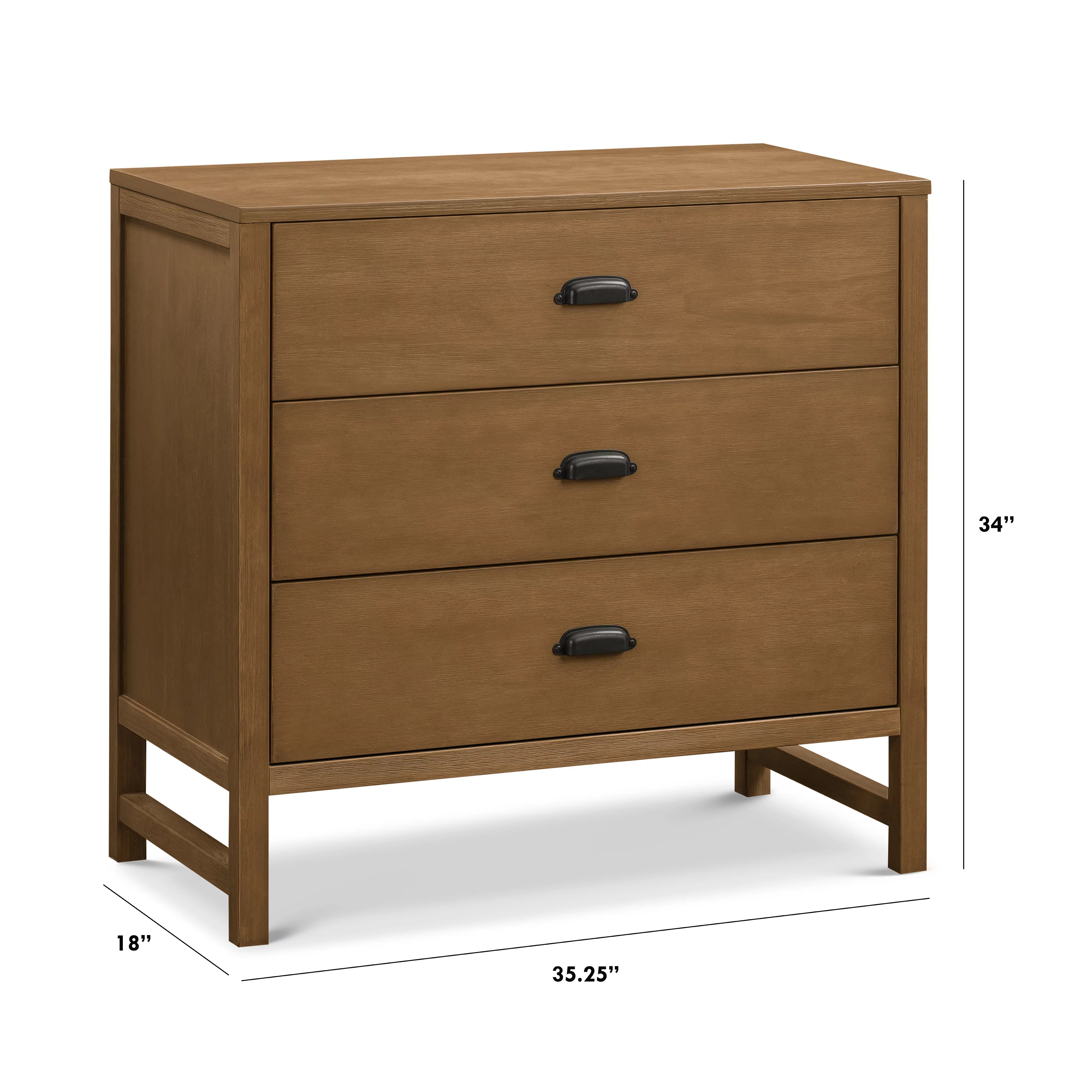 DaVinci Fairway 3-Drawer Dresser in Stablewood