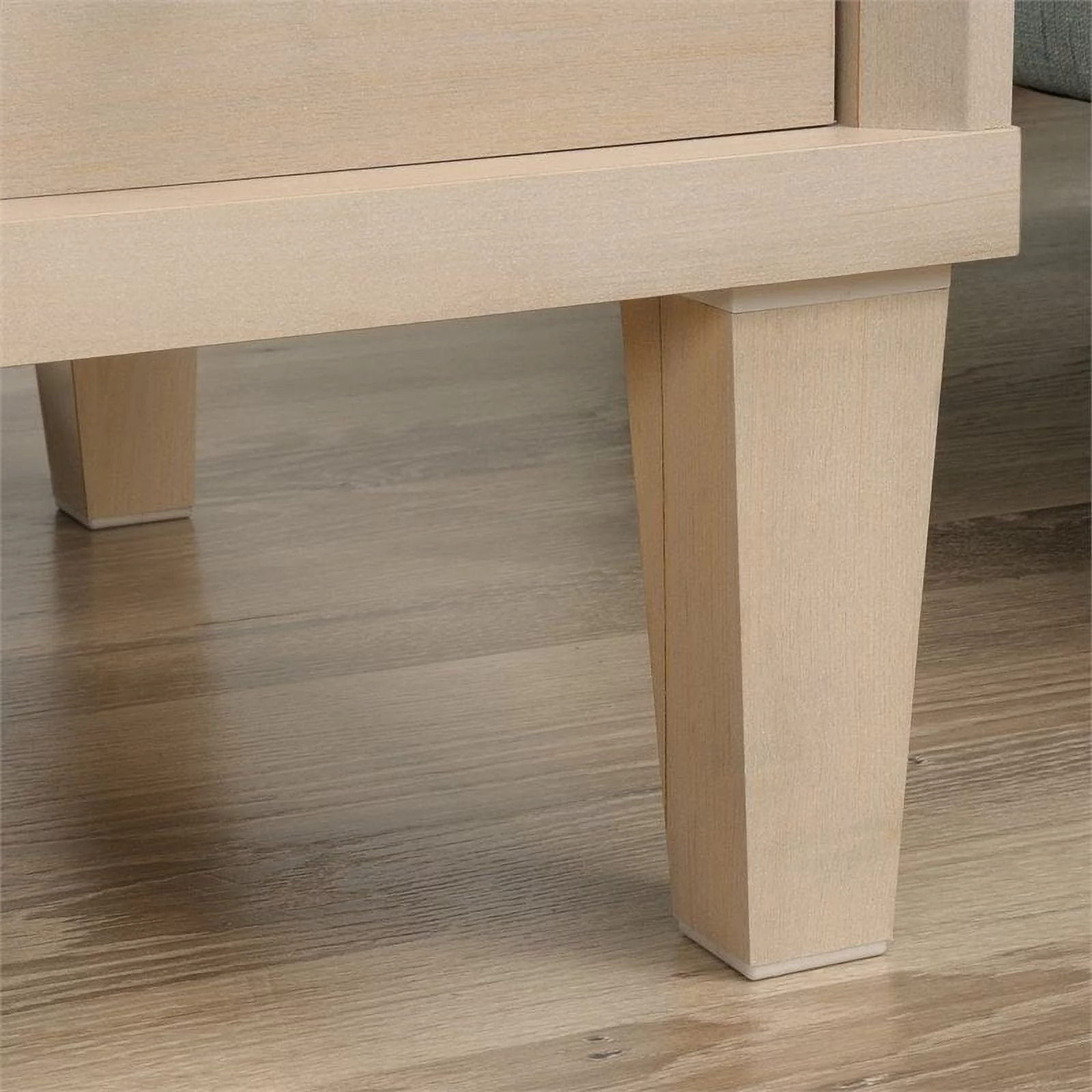 Pemberly Row 2 Drawers Modern Engineered Wood End Table in Maple