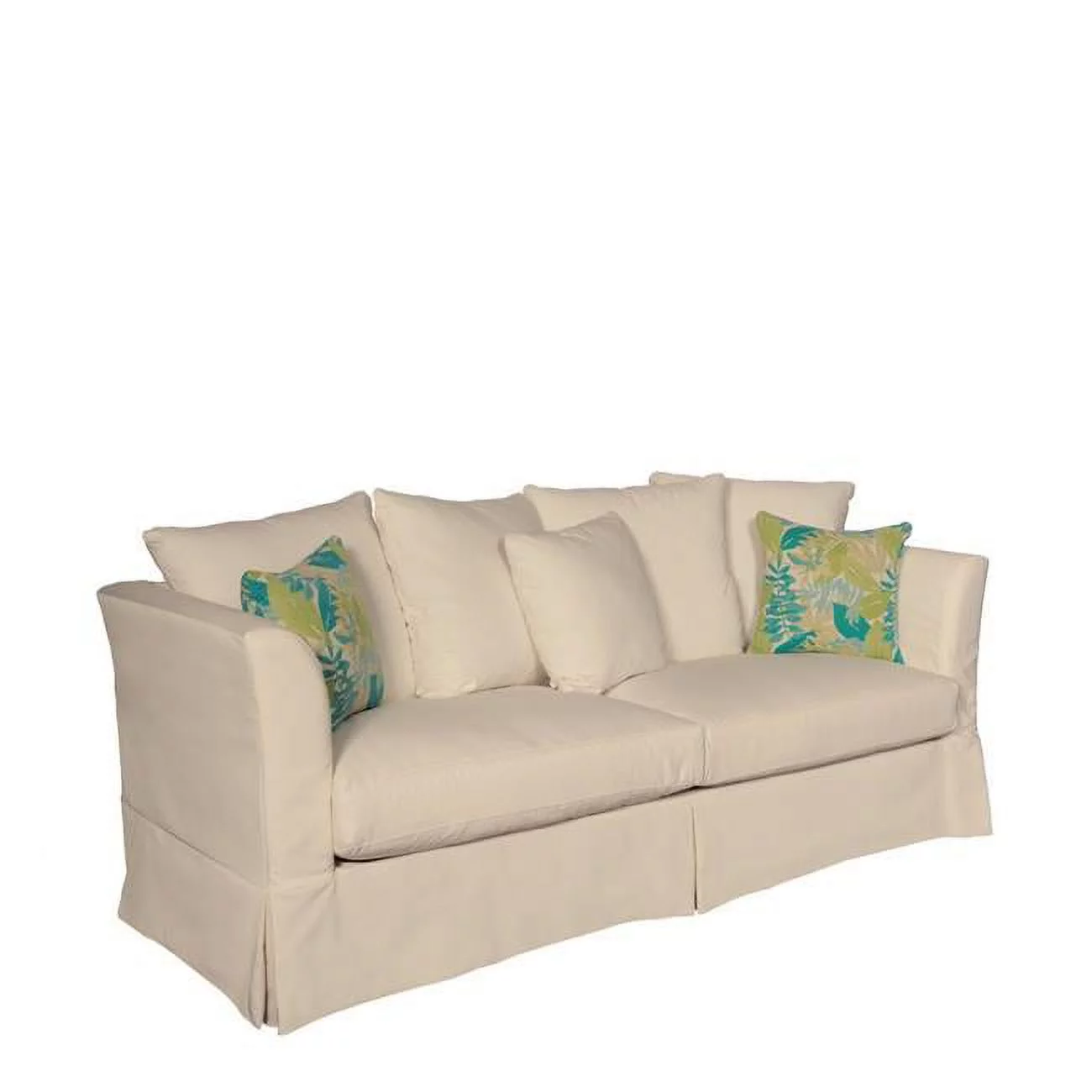 34 x 85 x 34 in. Sunset Beach Sofa - Cast Charcoal