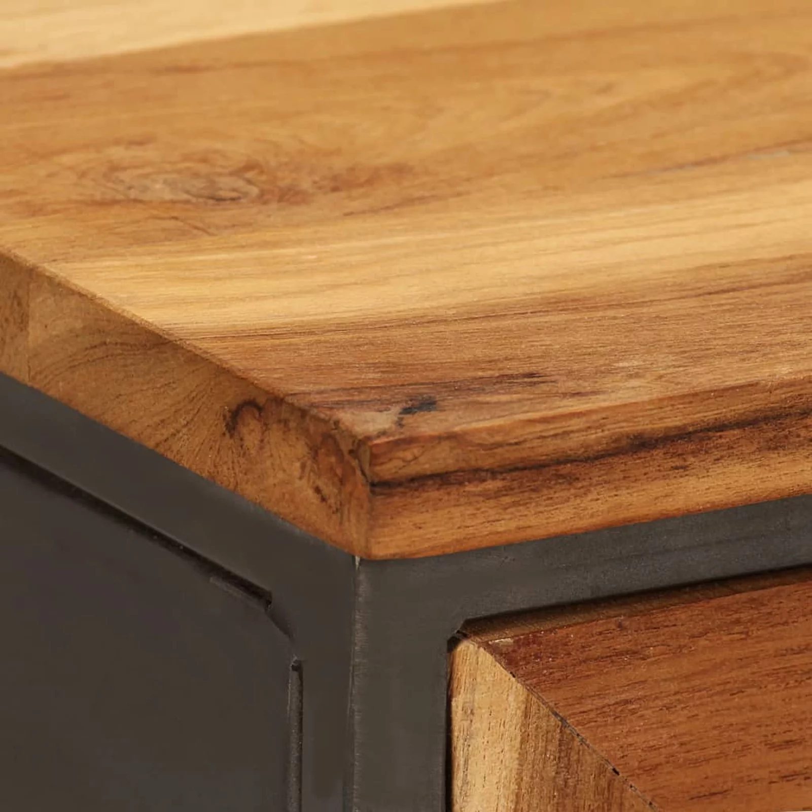 Sideboard Recycled Teak and Steel 25.6