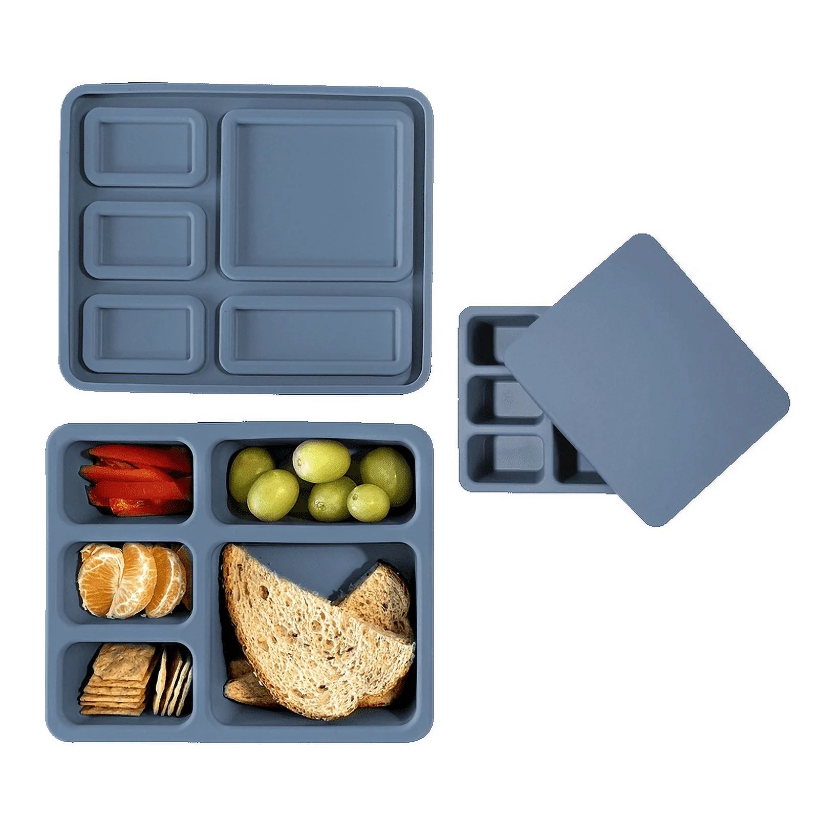 Silicone Bento Box Newport Blue