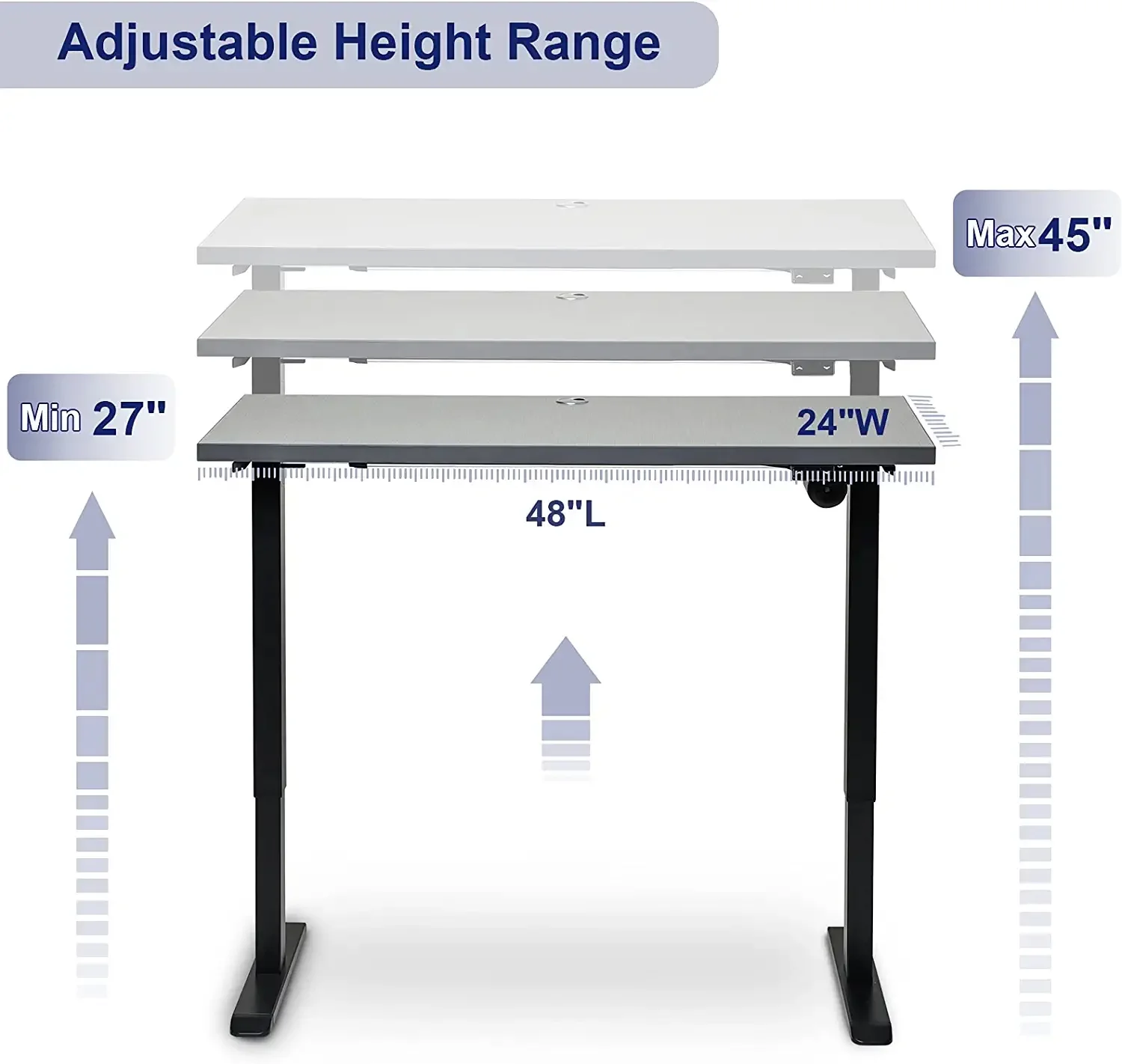Lift It, Electric Height Adjustable Desk, 48