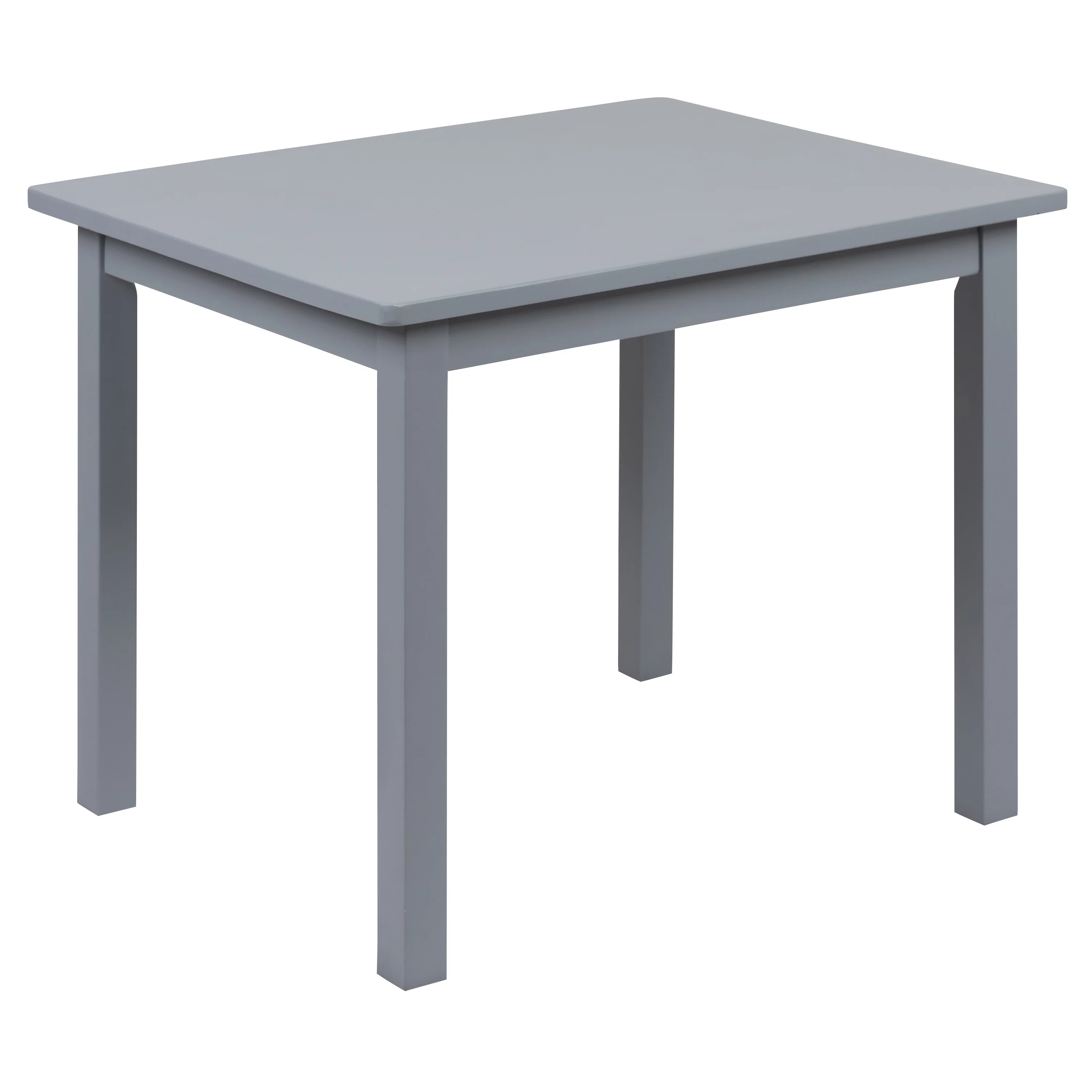 Flash Furniture Kyndl Kids 3 Hardwood Piece Table and Chair Set, Gray