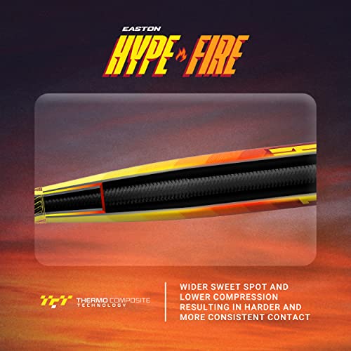 Easton | Hype FIRE Baseball Bat | USSSA | -5/-8/-10 Drop | 2 3/4