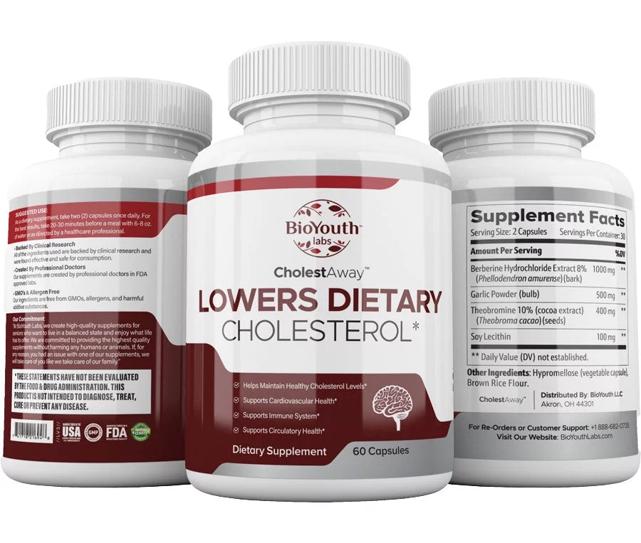 CholestAway™ 100% Natural Cholesterol Supplement
