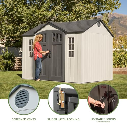 Lifetime 60243 10 x 8 Ft. Outdoor Storage Shed