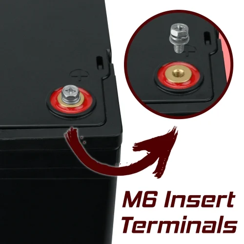 Banshee Battery 12V 55AH Lithium LiFePO4 Deep Cycle Replacement Battery Compatible with Quickie V-100 Rear Wheel Drive - 4 Pack