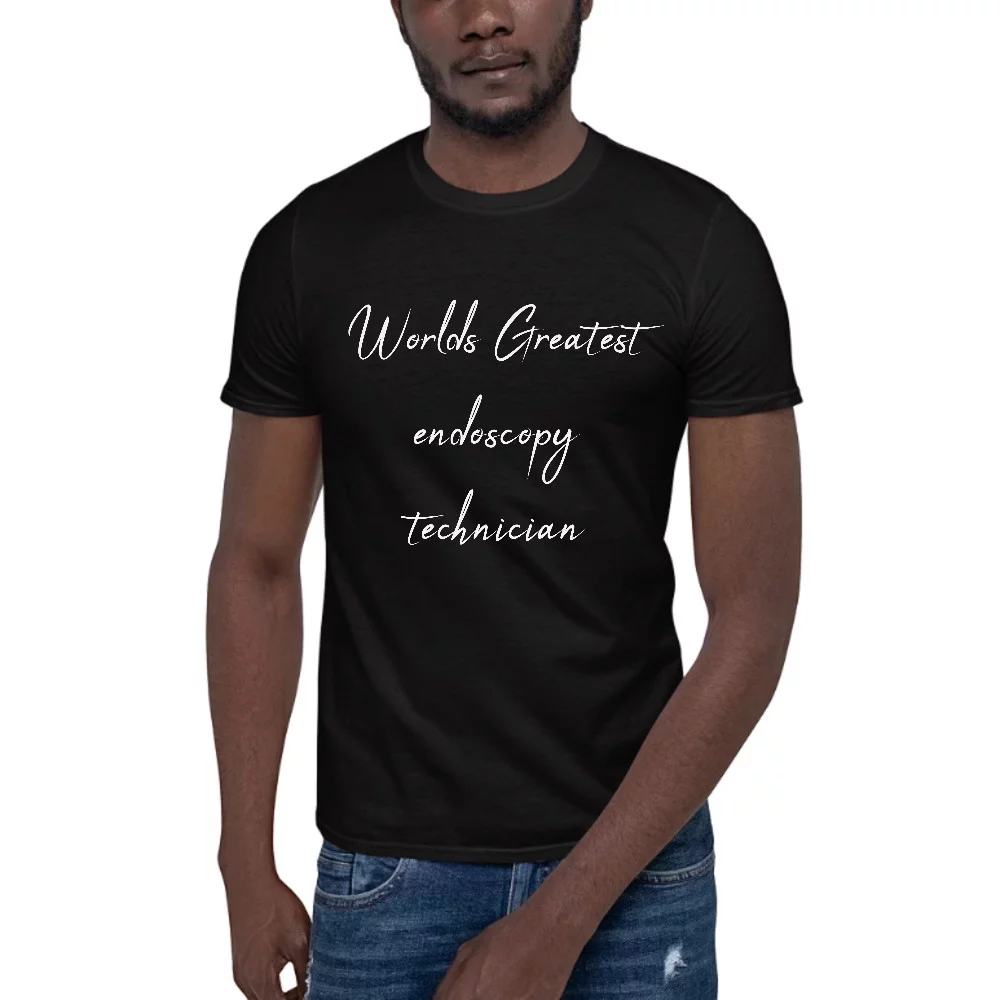 2XL Worlds Greatest Endoscopy Technician Short Sleeve Cotton T-Shirt By Undefined Gifts