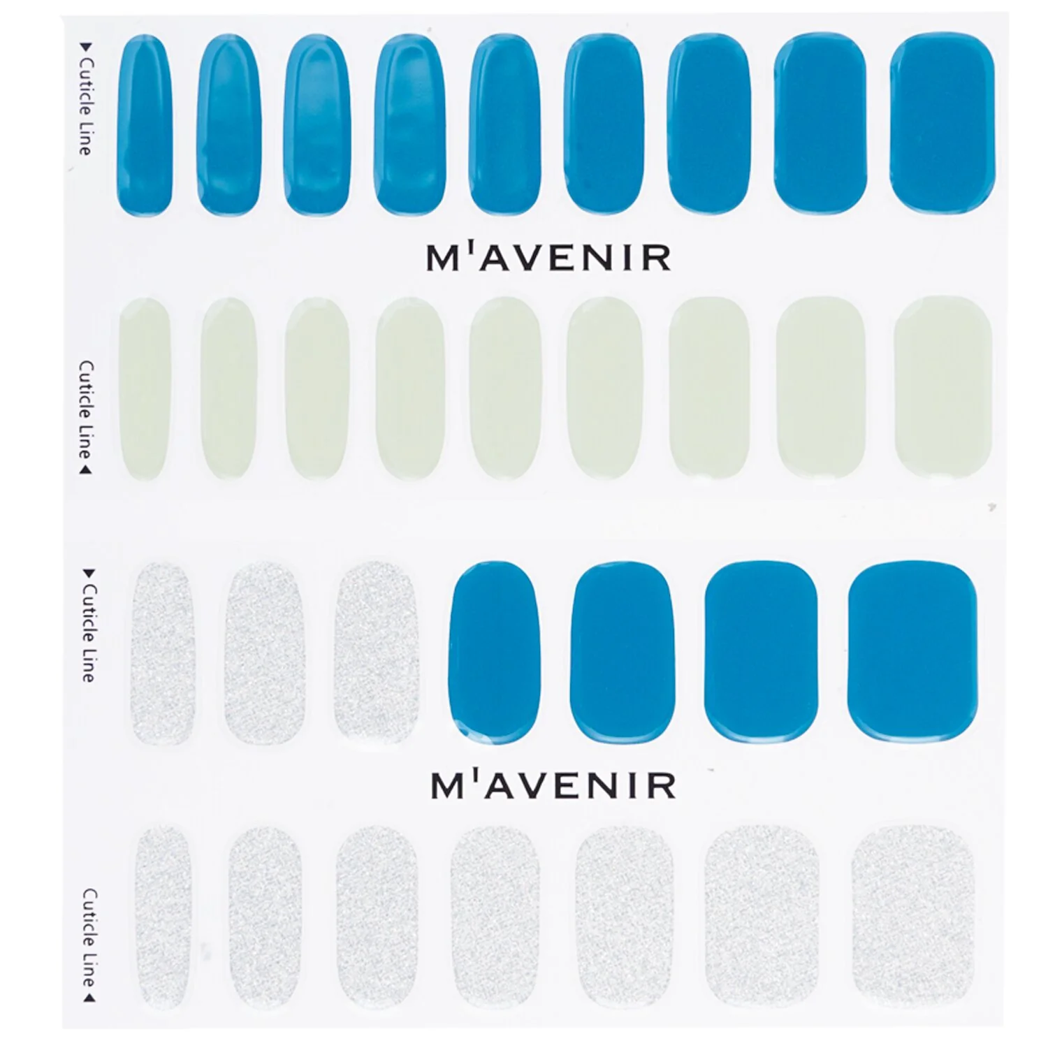 Mavenir Nail Sticker (Assorted Colour) - # Lollipops Nail  32pcs