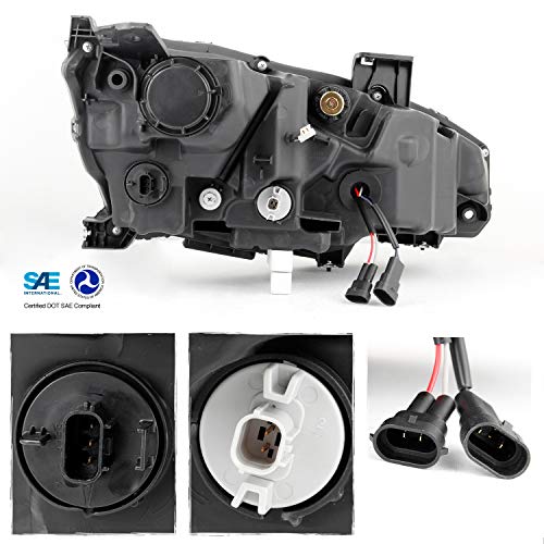 AKKON - [Halogen Upgrade|TYPE-R Style] AKKON FULL LED SEQUENTIAL Headlight For 2016-2021 Honda Civic LX/EX/Si FC FK Pair