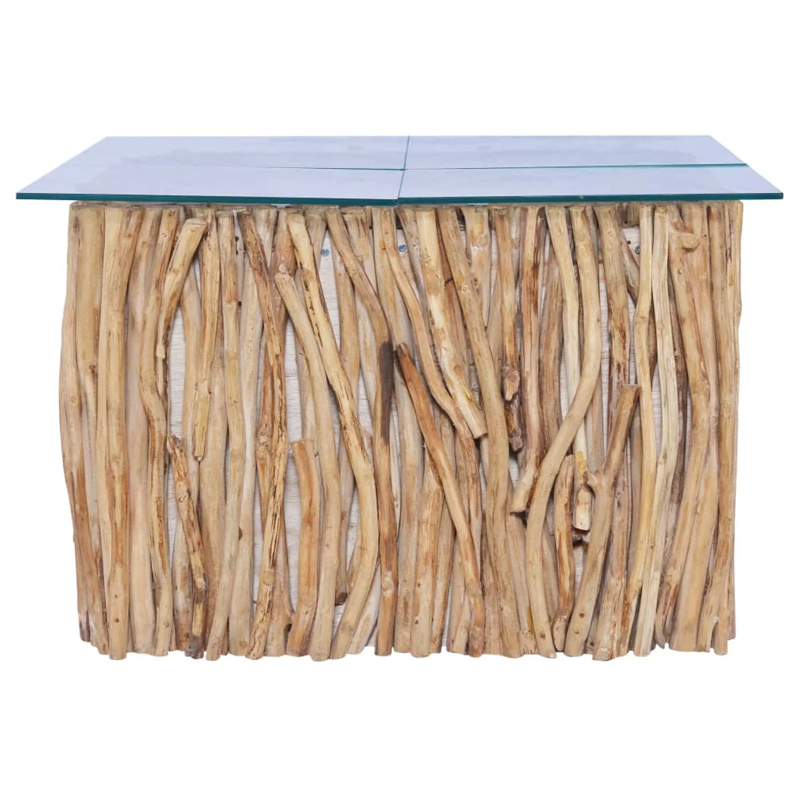 Aibecy Coffee Table with Glass 26