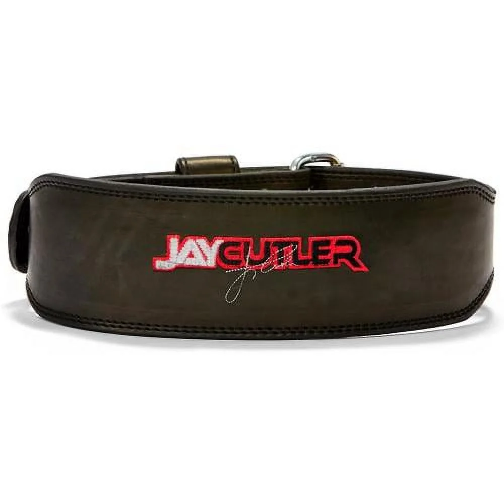 Jay Cutler Signature Leather Belt - Comfortable Weight Lifting Belt