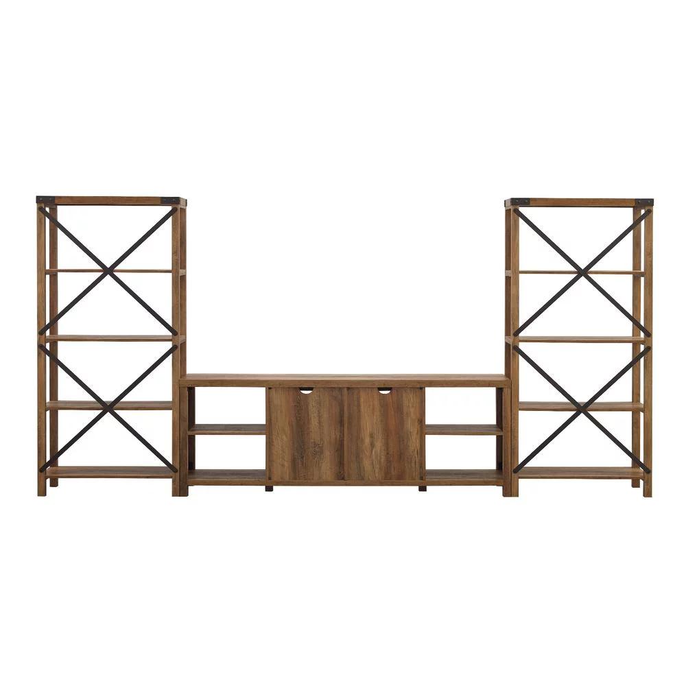 Metal X-Accent Wall with 70