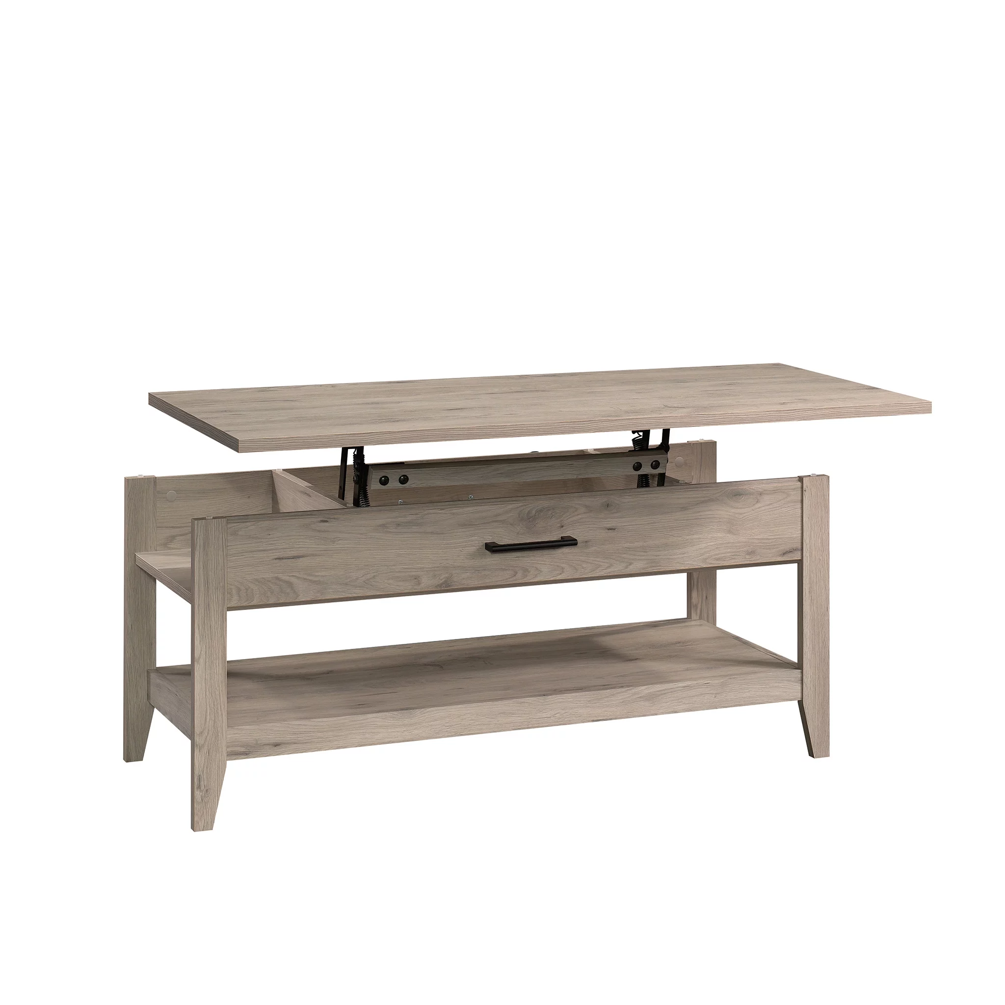 Sauder Summit Station Lift Top Coffee Table, Laurel Oak Finish