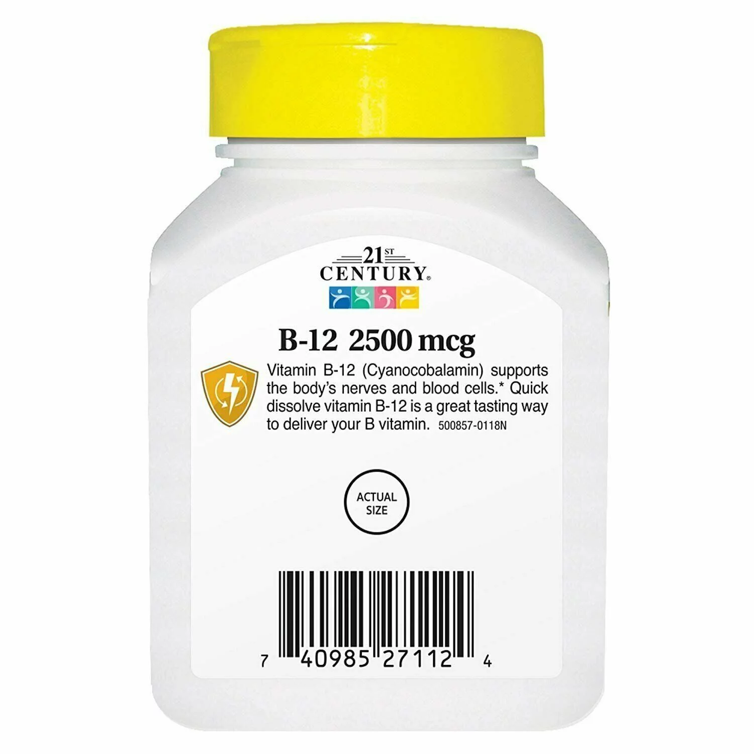 21st Century Century B-12 2500 Mcg Sublingual Tablets 110 ea (Pack of 2)