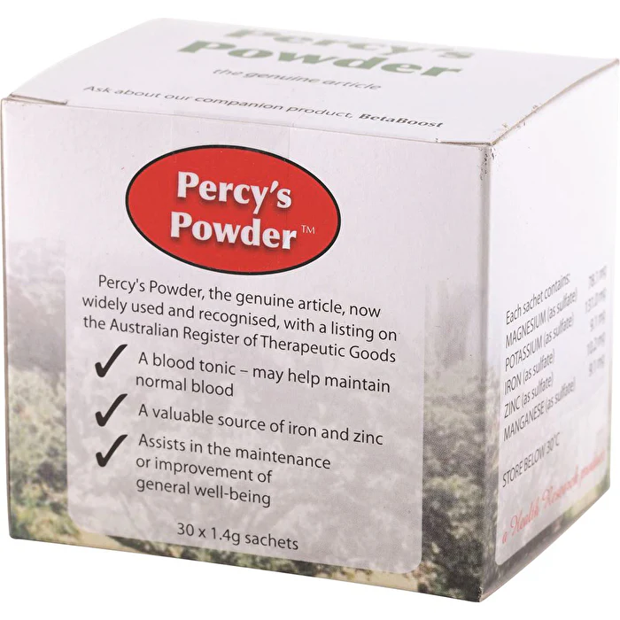 PERCY'S PRODUCTS Percy's Products Percy's Powder (Mineral Supplement) Sachets 1.4g x 30 Pack